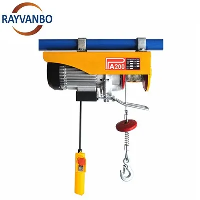 Visokokvalitetni PA tip 100-1200kg nosivost 6m 12m Visina podizanja Mini električna dizalica